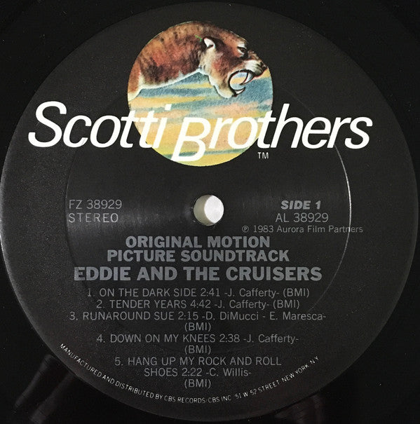 John Cafferty And The Beaver Brown Band : Eddie And The Cruisers (Original Motion Picture Soundtrack) (LP, Album, Car)