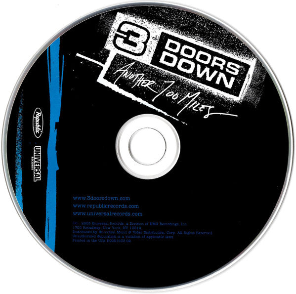 3 Doors Down : Another 700 Miles (CD, MiniAlbum)