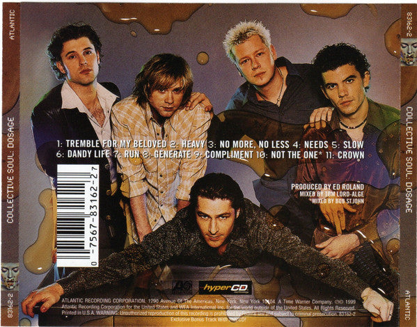 Collective Soul : Dosage (CD, Album, Enh, Oly)