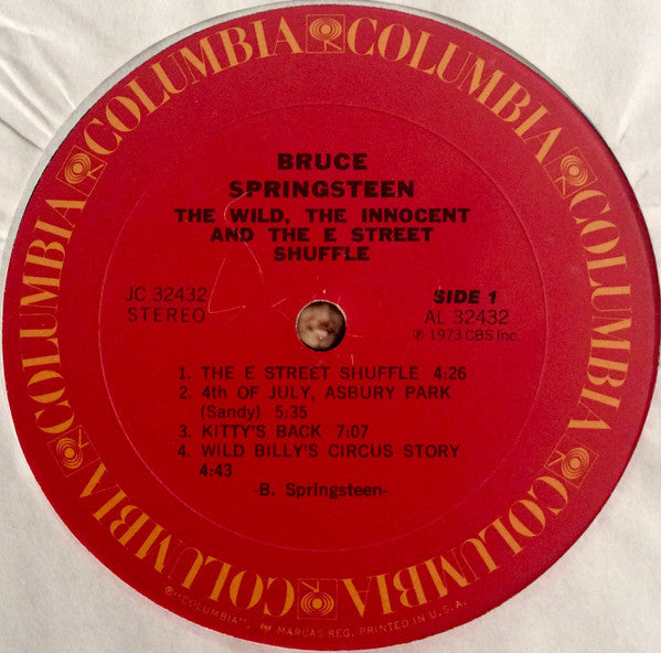 Bruce Springsteen : The Wild, The Innocent & The E Street Shuffle (LP, Album, RE, Pit)