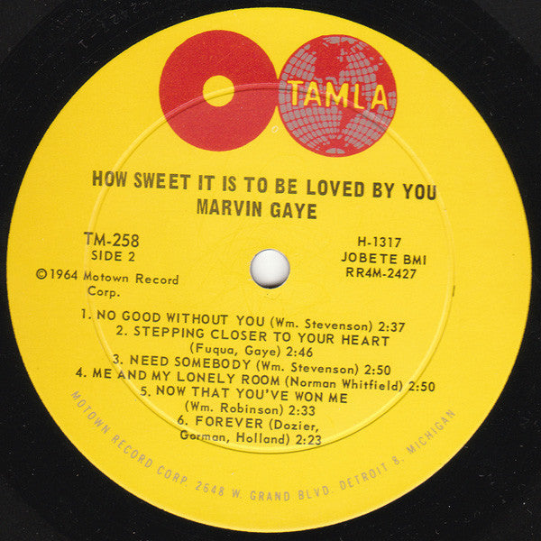 Marvin Gaye : How Sweet It Is To Be Loved By You (LP, Album, Mono, Ind)