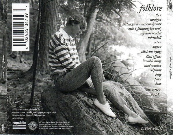Taylor Swift : Folklore (CD, Album, Dlx, "Me)