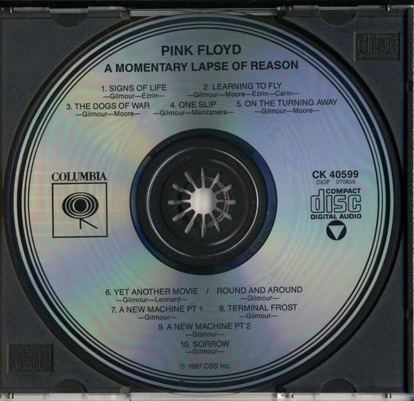 Pink Floyd : A Momentary Lapse Of Reason (CD, Album, RE)