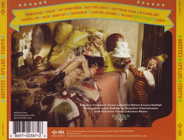 Britney Spears : Circus (CD, Album)