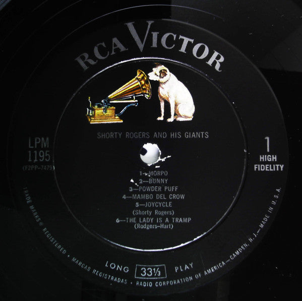 Shorty Rogers And His Giants : Shorty Rogers And His Giants (LP, Album, Mono)