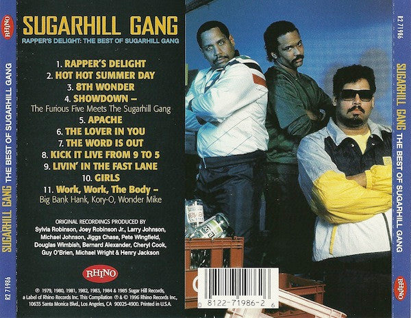 Sugarhill Gang : The Best Of Sugarhill Gang (Rapper's Delight) (CD, Comp, RM)