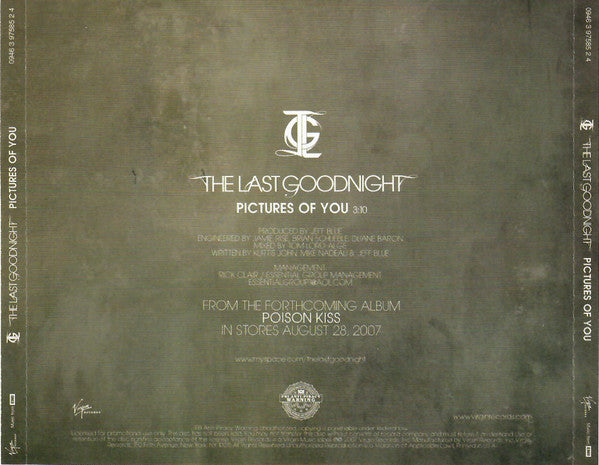 The Last Goodnight : Pictures Of You (CD, Single, Promo)