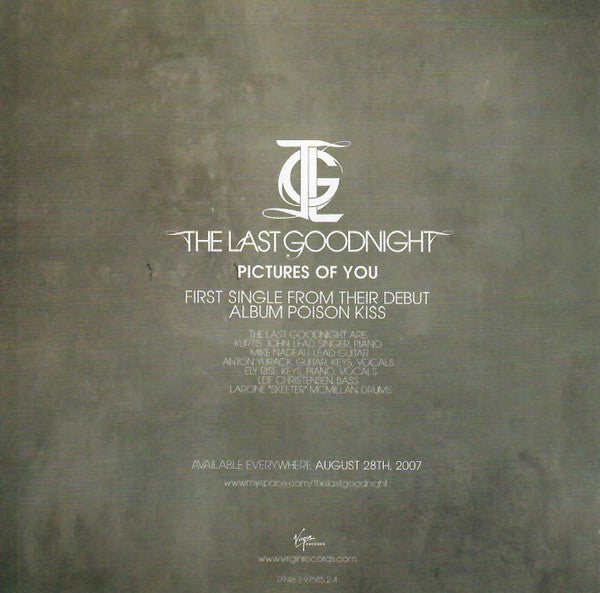 The Last Goodnight : Pictures Of You (CD, Single, Promo)