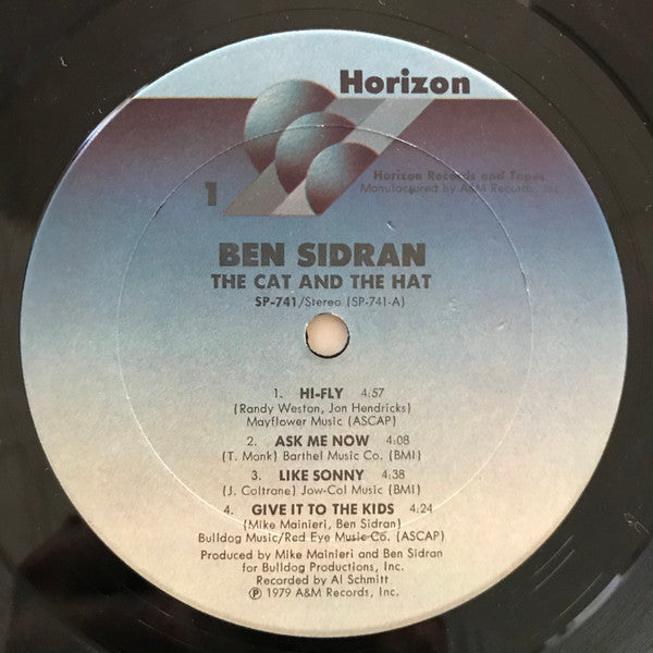 Ben Sidran : The Cat And The Hat (LP, Album, Ter)