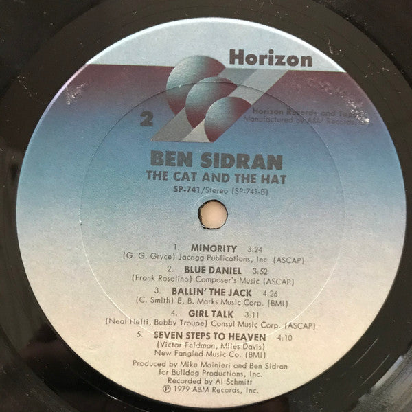 Ben Sidran : The Cat And The Hat (LP, Album, Ter)
