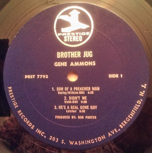 Gene Ammons : Brother Jug! (LP, Album, Blu)