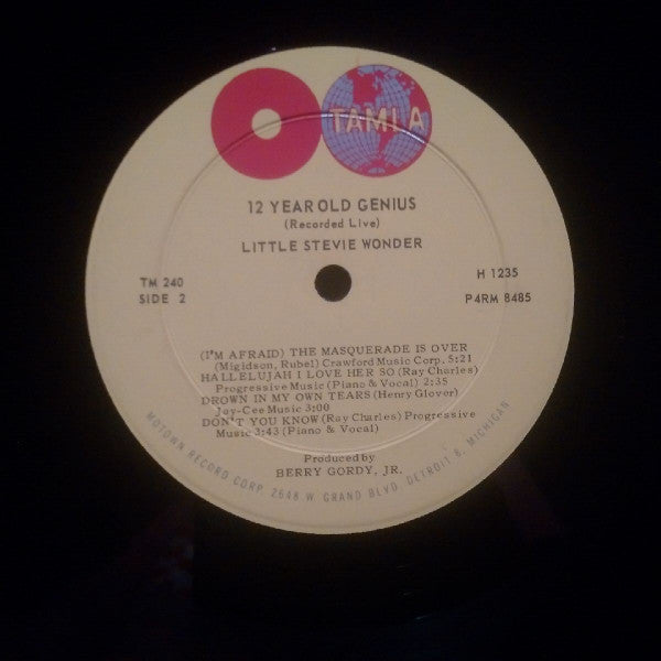 Stevie Wonder : The 12 Year Old Genius - Recorded Live (LP, Album, Mono, Roc)