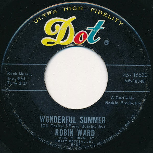 Robin Ward : Wonderful Summer / Dream Boy (7")
