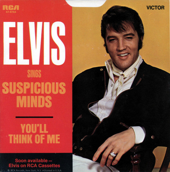 Elvis Presley : Suspicious Minds  (7", Hol)