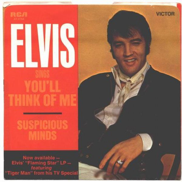 Elvis Presley : Suspicious Minds  (7", Hol)