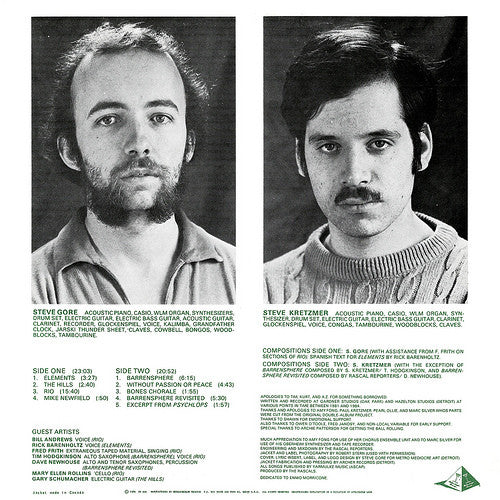 Rascal Reporters : Ridin' On A Bummer (LP, Album)