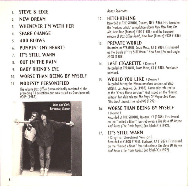 Dramarama : Box Office Bomb...Plus (CD, Album, RE, RM)
