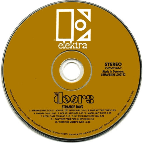 The Doors : Strange Days (HDCD, Album, RE, RM)
