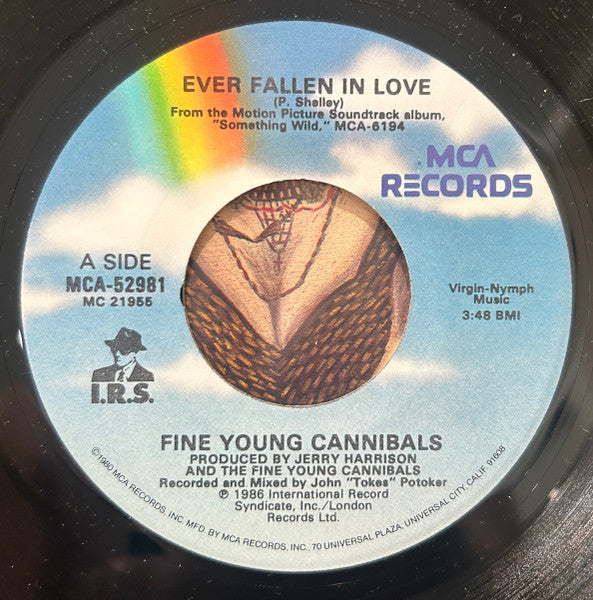 Fine Young Cannibals : Ever Fallen In Love (7", Single)
