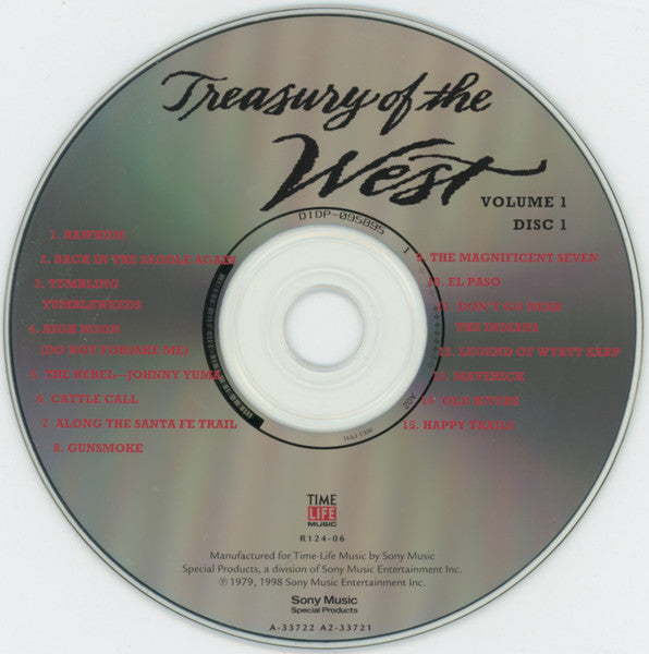 Various : Treasury Of The West - Volume 1 (2xCD, Comp)