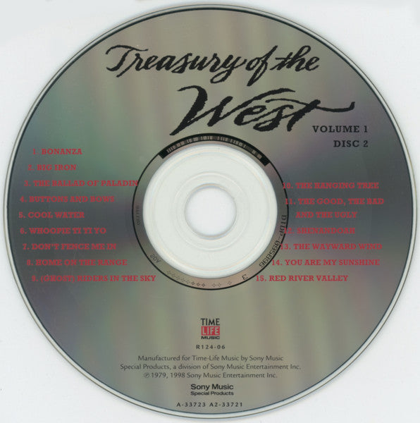 Various : Treasury Of The West - Volume 1 (2xCD, Comp)