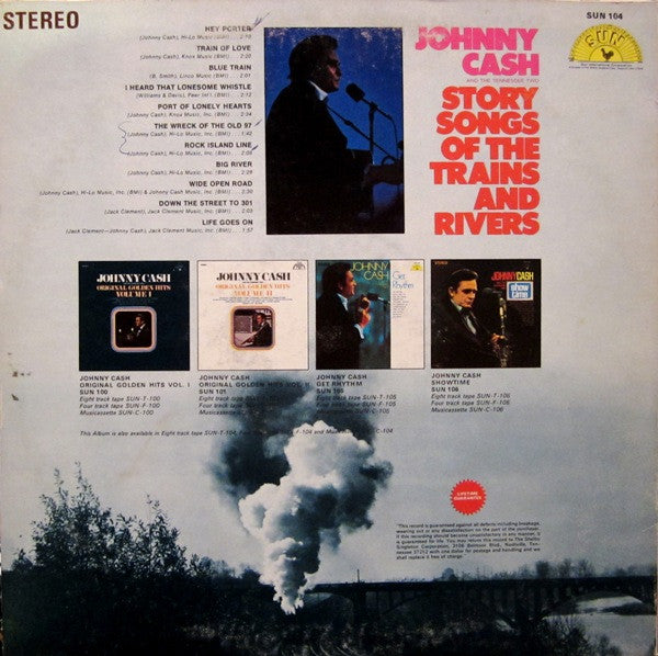 Johnny Cash & The Tennessee Two : Story Songs Of The Trains And Rivers (LP, Album, Comp)