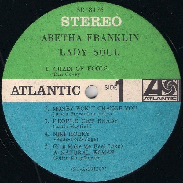 Aretha Franklin : Lady Soul (LP, Album, Pre)