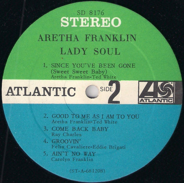 Aretha Franklin : Lady Soul (LP, Album, Pre)
