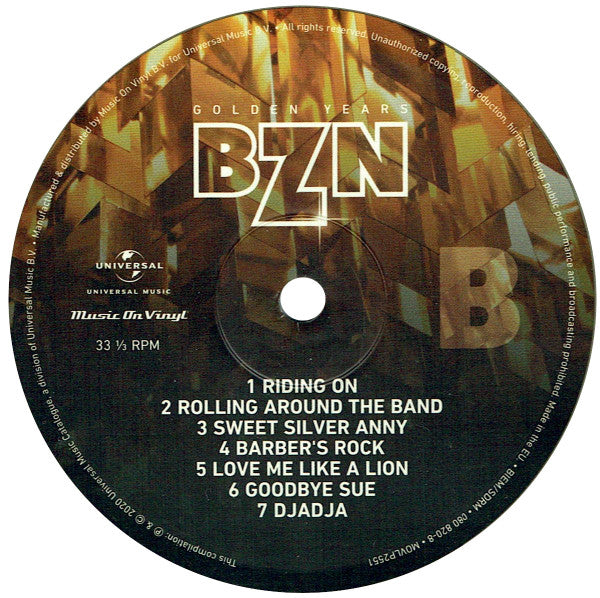 BZN : Golden Years 1968 - 1976 (2xLP, Comp, Ltd, Num, Gol)