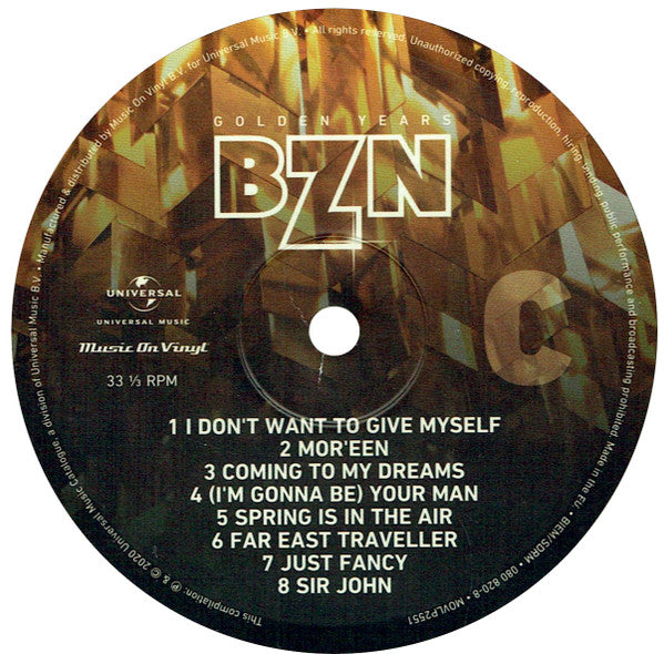 BZN : Golden Years 1968 - 1976 (2xLP, Comp, Ltd, Num, Gol)
