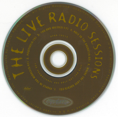 Spearhead : The Live Radio Sessions (CD, EP, Promo)