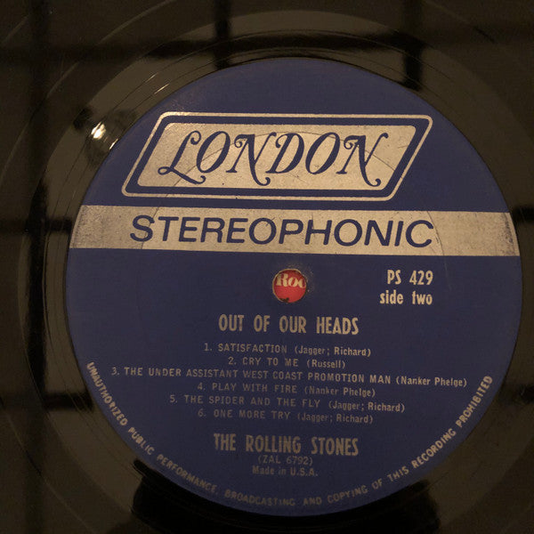 The Rolling Stones : Out Of Our Heads (LP, Album)