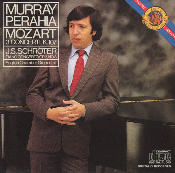 Murray Perahia, Mozart*, J.S. Schröter*, English Chamber Orchestra : 3 Concerti. K. 107 / Piano Concerto Op. 3, No. 3 (CD, Album)