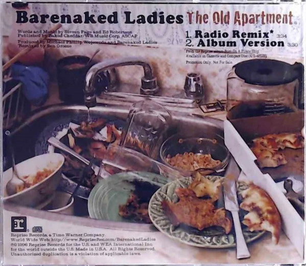 Barenaked Ladies : The Old Apartment (CD, Single, Promo)