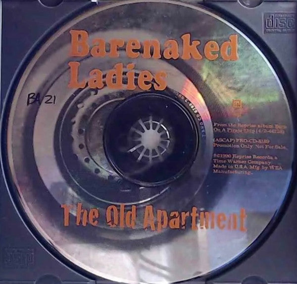 Barenaked Ladies : The Old Apartment (CD, Single, Promo)