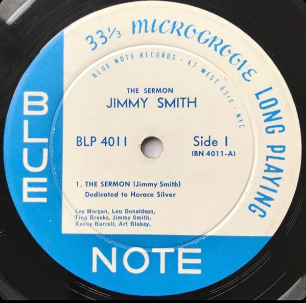 Jimmy Smith : The Sermon! (LP, Album, Mono, 1st)