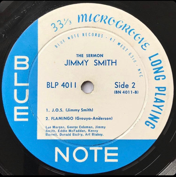 Jimmy Smith : The Sermon! (LP, Album, Mono, 1st)