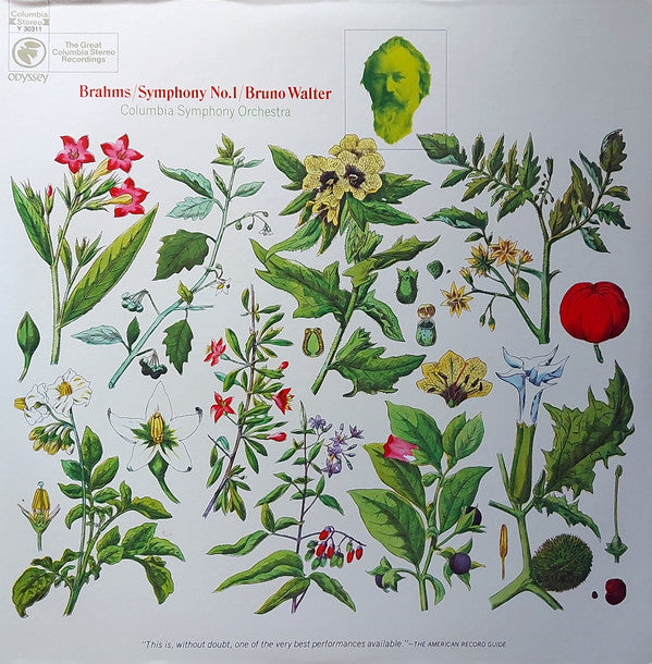Johannes Brahms, Bruno Walter, Columbia Symphony Orchestra : Brahms Symphony No. 1 Bruno Walter (LP, RE)