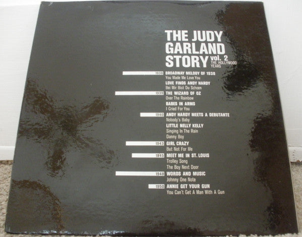 Judy Garland : The Judy Garland Story Vol. 2: The Hollywood Years! (LP, Comp)