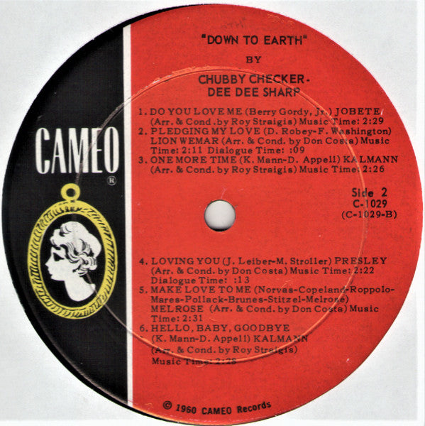 Chubby Checker & Dee Dee Sharp : Down To Earth (LP, Album, Mono)