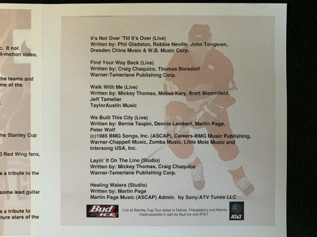 Starship (2) Featuring Mickey Thomas : Live At Stanley Cup (CD-ROM, Album, Enh)