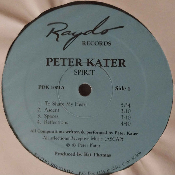 Peter Kater : Spirit (LP, Album)