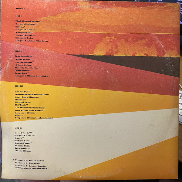 The Allman Brothers Band : The Road Goes On Forever (2xLP, Comp, Pit)