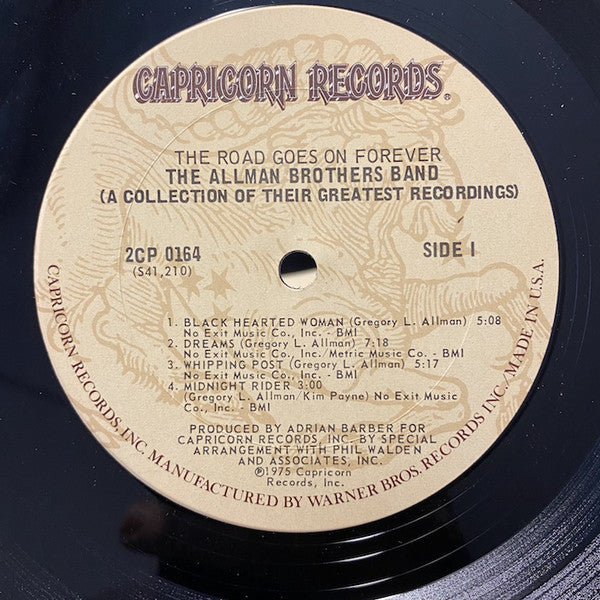 The Allman Brothers Band : The Road Goes On Forever (2xLP, Comp, Pit)