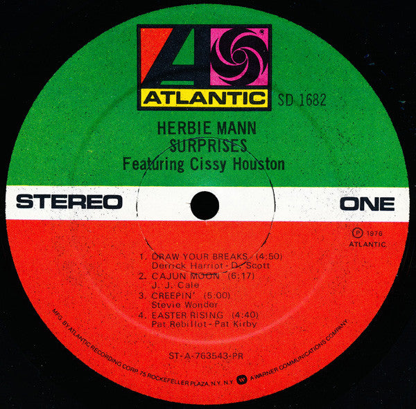 Herbie Mann Featuring Cissy Houston : Surprises (LP, Album, PR )