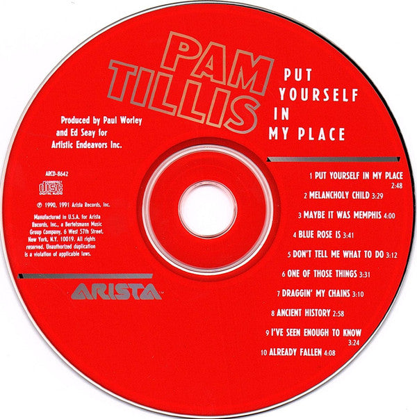 Pam Tillis : Put Yourself In My Place (CD, Album)