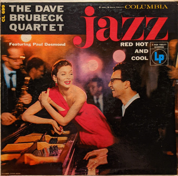 The Dave Brubeck Quartet : Jazz: Red Hot And Cool (LP, Album, Mono, Hol)