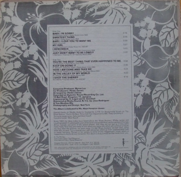 The Blues Busters : Phillip & Lloyd (LP, Album)