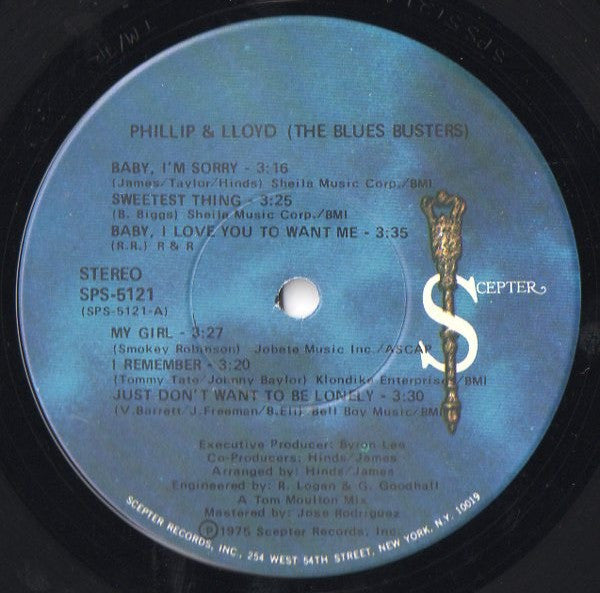 The Blues Busters : Phillip & Lloyd (LP, Album)