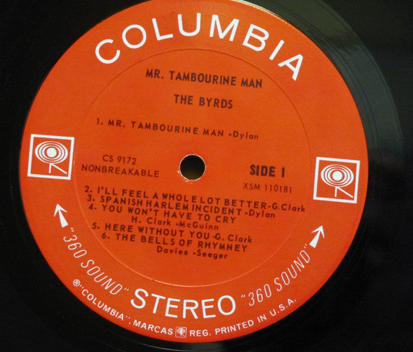 The Byrds : Mr. Tambourine Man (LP, Album, RP)